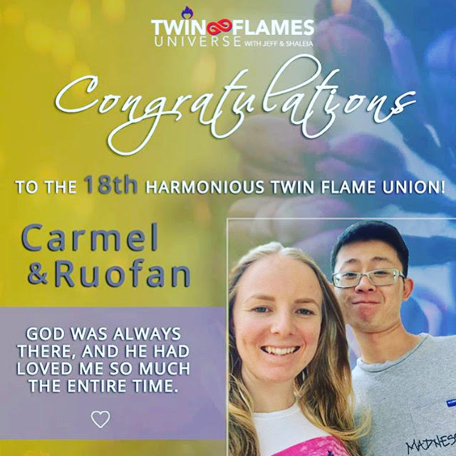 Shortly after we attained Harmonious Twin Flame Union in 2020 (we’re now in Twin Flame Union)